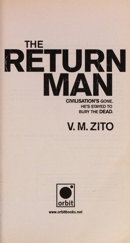 Published cover of The Return Man