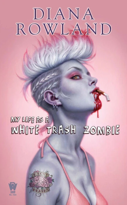 Published cover of My Life as a White Trash Zombie