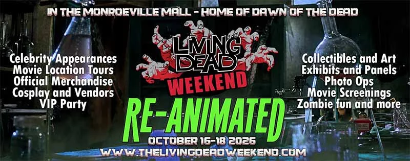 The Living Dead Weekend · official October 2026 poster