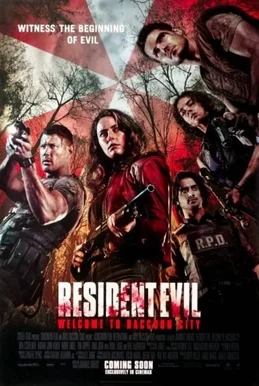 Published promotional poster for Resident Evil: Welcome to Raccoon City