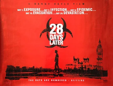 Published promotional poster for 28 Days Later