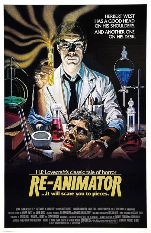 Published promotional poster for Re-Animator