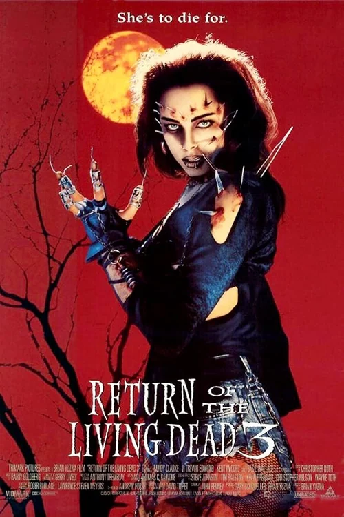 Published promotional poster for Return of the Living Dead 3