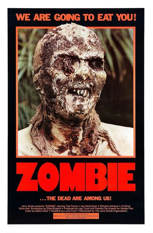 Published promotional poster for Zombie