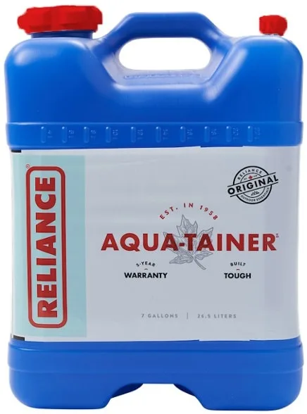 Reliance Aqua-Tainer Water Container — 7 gal.